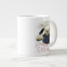Pug dog jumbo mugs