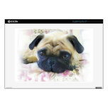Pug dog laptop skin