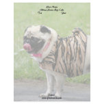 Pug dog letterhead
