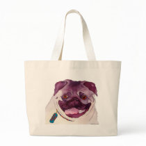 Pug Dog Love bags