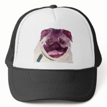 Pug Dog Love Hats