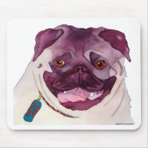 Pug Dog Love mousepads