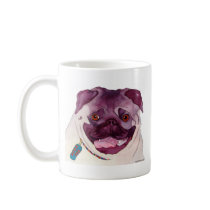 Pug Dog Love mugs