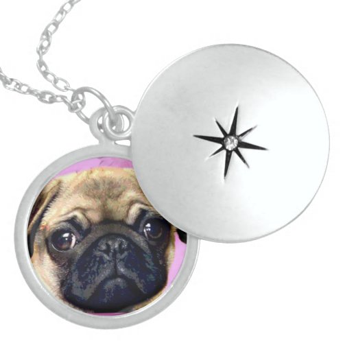 Pug dog necklace zazzle_necklace