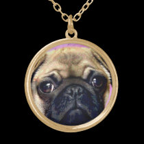 Pug dog necklace necklaces
