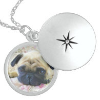 Pug dog pendant