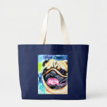 Pug Dog Tote Bag