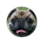 Pug Dog Wallclocks