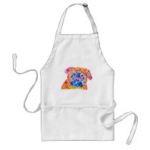 PUG DOGS, PUGS MUGS APRON