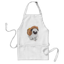 Pug Drawing 2 By Pablo Fernandez Aprons