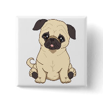 Pug Drawing By Pablo Fernandez Limited Edition buttons by poochloverstuff Pug Drawing By Pablo Fernandez Limited Edition buttons