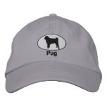 Pug Embroidered Hat