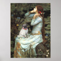 Pug (fawn pup) - Ophelia Print