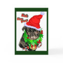 Pug Funny Christmas Gifts cards by DogsByDezign Pug Funny Christmas Gifts cards