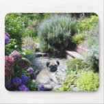 Pug Garden Mousepad