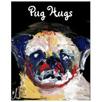 Pug Hugs t-shirts