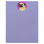 Pug in a Pink Circle letterhead