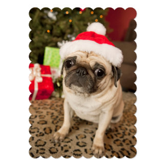 pug santa hat pug invitations announcements zazzle pug santa hat pug invitations announcements zazzle