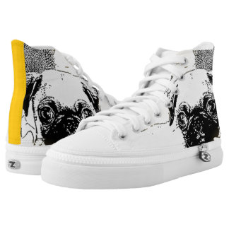 pug booties pugs canvas shoes printed shoes zazzle pug booties pugs canvas shoes printed shoes zazzle