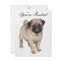 Pug Invitation
