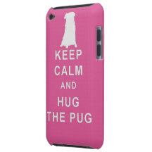 PUG KEEP CALM HUG THE PUG IPOD CASE BIRTHDA iPod Case-Mate CASES
