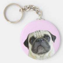 pug keychain