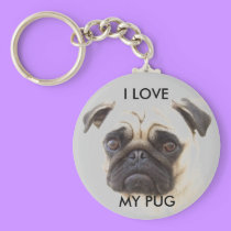 Pug Keychain keychains