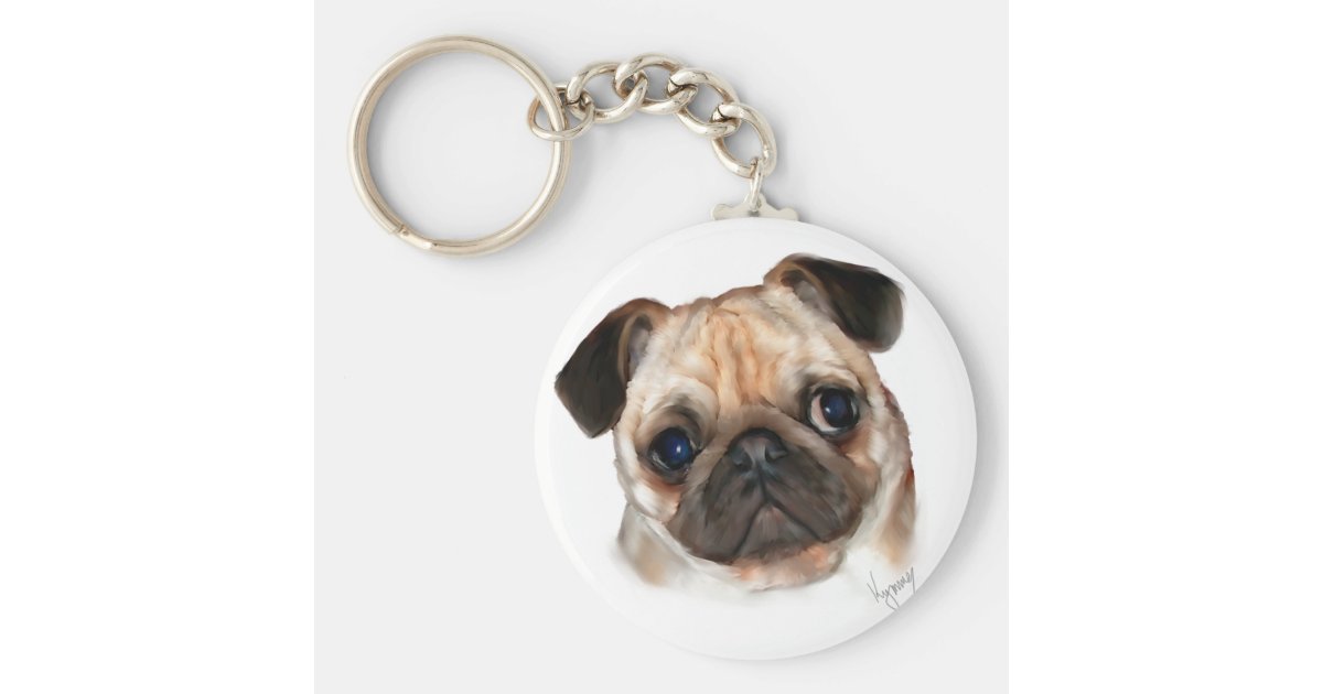 pug keychain pug keychain zazzle pug keychain pug keychain zazzle