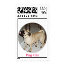 Pug Kisses  postage