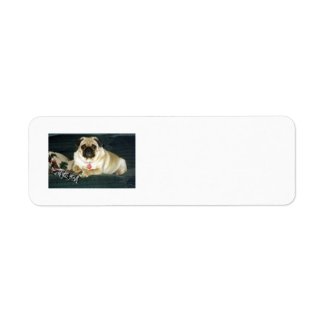 Pug Label label