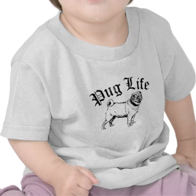 Pug Life Funny Dog Gangster Tees