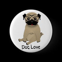 Pug Love button