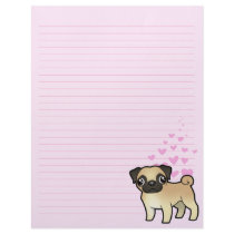 Pug Love Custom Letterhead