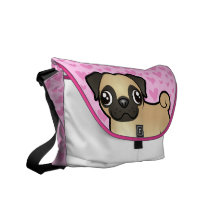 Pug Love Commuter Bag