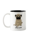 Pug Love mug by thedrunkenpug Pug Love mug