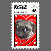 PUG LOVE  postage