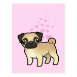 Pug Love Postcards