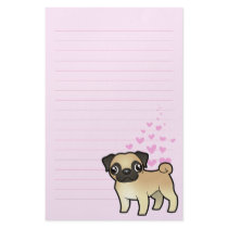 Pug Love Customized Stationery