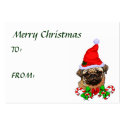 Pug Lovers Christmas Gifts business cards by DogsByDezign Pug Lovers Christmas Gifts business cards