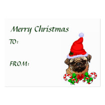 Pug Lovers Christmas Gifts business cards by DogsByDezign Pug Lovers Christmas Gifts business cards