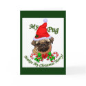 Pug Lovers Christmas Gifts cards by DogsByDezign Pug Lovers Christmas Gifts cards
