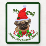 Pug  Lovers Christmas Gifts Mouse Pads