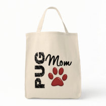 Pug Mom 2 Tote Bag