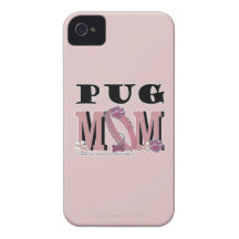 Pug MOM iPhone 4 Case