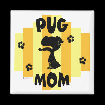 Pug Mom Magnet magnets