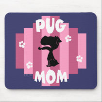 Pug Mom Mousepad mousepads