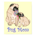 Pug Mom Posters and Prints