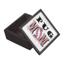 Pug MOM Premium Trinket Boxes