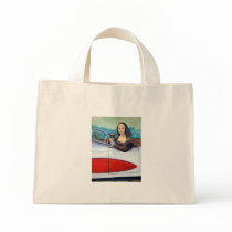 Pug & Mona Lisa in Corvette BAG