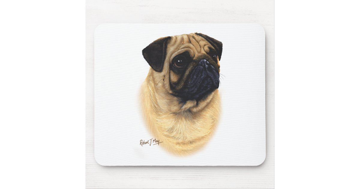 pug mouse mat pug mouse pad zazzle pug mouse mat pug mouse pad zazzle